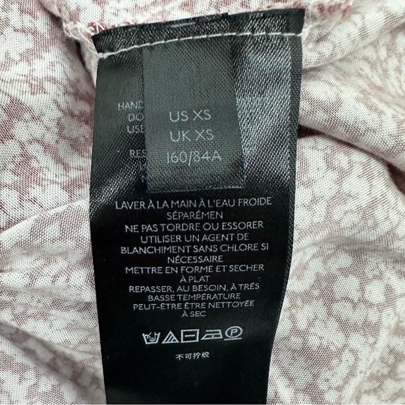 Free People Size XS Dancing In The Dark Burgundy Dress - Picture 12 of 13